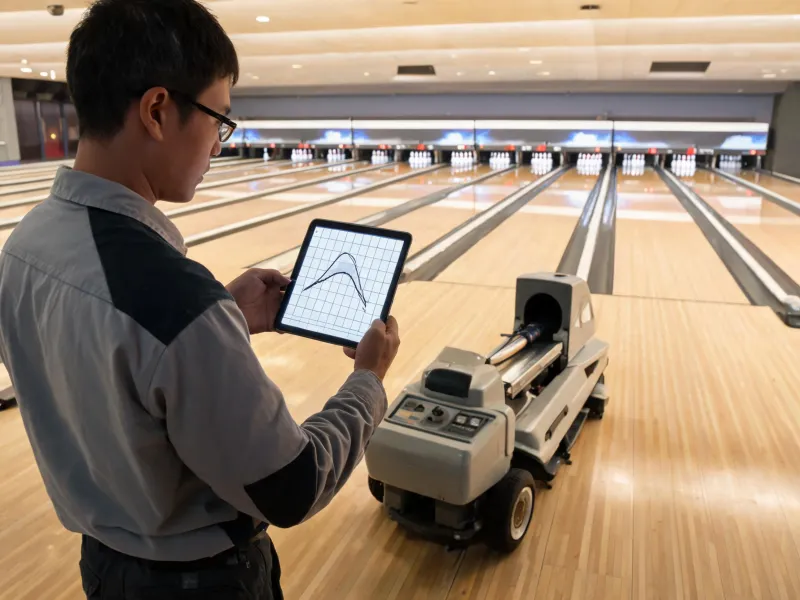 Bowling lane oil pattern measurement